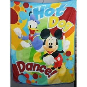 Mickey‎ Mouse Clubhouse Hot Dog Dance Fleece Blanket 48x60 Fleece Soft Warm